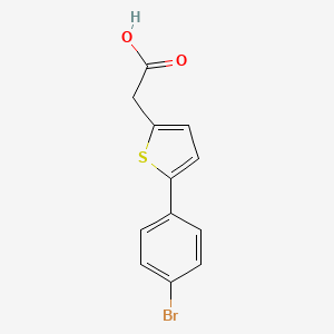 molecular formula C12H9BrO2S B15451184 [5-(4-Bromophenyl)thiophen-2-yl]acetic acid CAS No. 62403-67-2