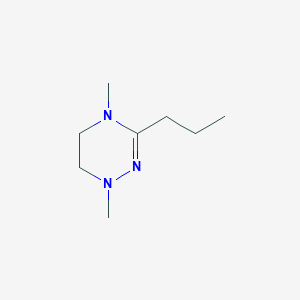 1,4-Dimethyl-3-propyl-1,4,5,6-tetrahydro-1,2,4-triazine