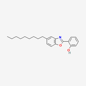 6-(5-Nonyl-1,3-benzoxazol-2(3H)-ylidene)cyclohexa-2,4-dien-1-one