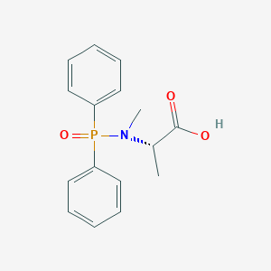 molecular formula C16H18NO3P B15451210 N-(Diphenylphosphoryl)-N-methyl-L-alanine CAS No. 62316-80-7