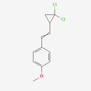 1-[2-(2,2-Dichlorocyclopropyl)ethenyl]-4-methoxybenzene