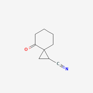 4-Oxospiro[2.5]octane-1-carbonitrile