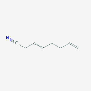 molecular formula C8H11N B15451323 Octa-3,7-dienenitrile CAS No. 62393-16-2