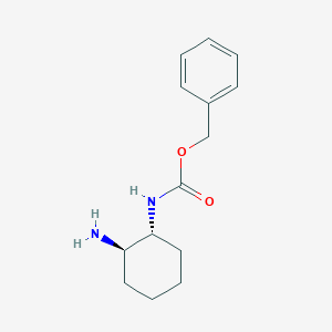 molecular formula C14H20N2O2 B154514 苄基((1R,2R)-2-氨基环己基)氨基甲酸酯 CAS No. 142350-85-4