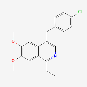 4-(4-Chlorobenzyl)-1-ethyl-6,7-dimethoxyisoquinoline