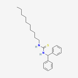 N-Decyl-N'-(diphenylmethyl)thiourea