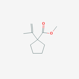 molecular formula C10H16O2 B15451454 Methyl 1-(prop-1-en-2-yl)cyclopentane-1-carboxylate CAS No. 62484-78-0