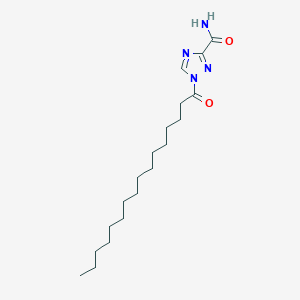 1-Hexadecanoyl-1H-1,2,4-triazole-3-carboxamide