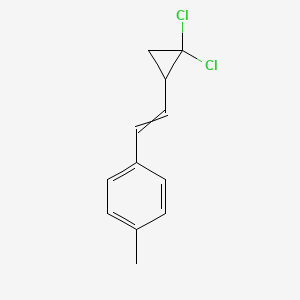 1-[2-(2,2-Dichlorocyclopropyl)ethenyl]-4-methylbenzene