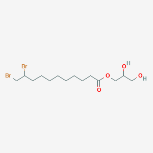 molecular formula C14H26Br2O4 B15451483 2,3-Dihydroxypropyl 10,11-dibromoundecanoate CAS No. 62285-16-9