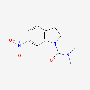 N,N-dimethyl-6-nitro-2,3-dihydroindole-1-carboxamide