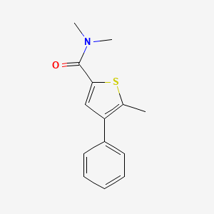 2-Thiophenecarboxamide, N,N,5-trimethyl-4-phenyl-