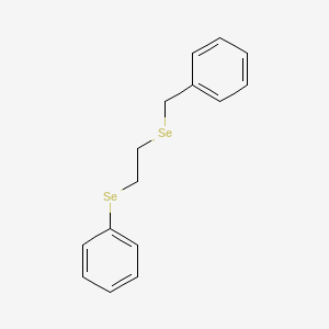 {[2-(Benzylselanyl)ethyl]selanyl}benzene