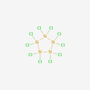 Silacyclopentane, decachloro-