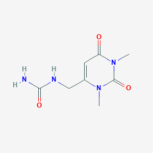 N-[(1,3-Dimethyl-2,6-dioxo-1,2,3,6-tetrahydropyrimidin-4-yl)methyl]urea