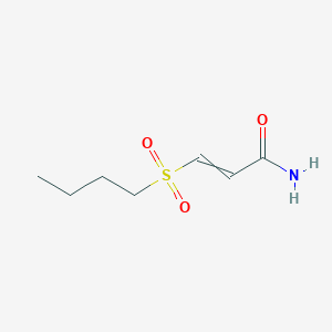 molecular formula C7H13NO3S B15451652 3-(Butane-1-sulfonyl)prop-2-enamide CAS No. 62555-38-8