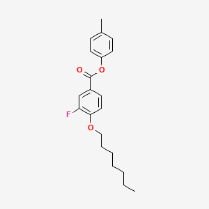 4-Methylphenyl 3-fluoro-4-(heptyloxy)benzoate