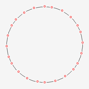 molecular formula C42H84O24 B15451695 1,3,6,9,12,14,17,20,23,25,28,31,34,36,39,42,45,47,50,53,56,58,61,64-Tetracosaoxacyclohexahexacontane CAS No. 62355-23-1