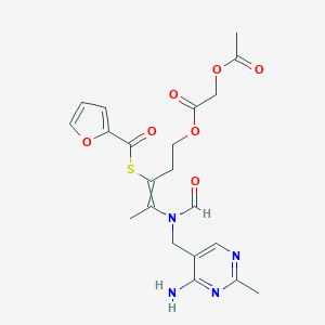 molecular formula C21H24N4O7S B154517 醋甲硫胺 CAS No. 10072-48-7