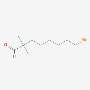 molecular formula C10H19BrO B15451717 8-Bromo-2,2-dimethyloctanal CAS No. 62498-26-4