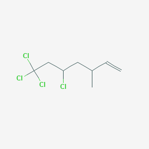 molecular formula C8H12Cl4 B15451757 5,7,7,7-Tetrachloro-3-methylhept-1-ene CAS No. 62473-41-0