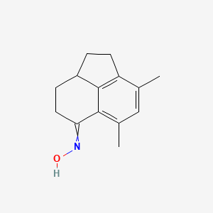 molecular formula C14H17NO B15451761 N-(6,8-Dimethyl-2,2a,3,4-tetrahydroacenaphthylen-5(1H)-ylidene)hydroxylamine CAS No. 62678-11-9