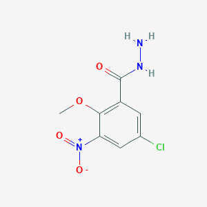 5-Chloro-2-methoxy-3-nitrobenzohydrazide