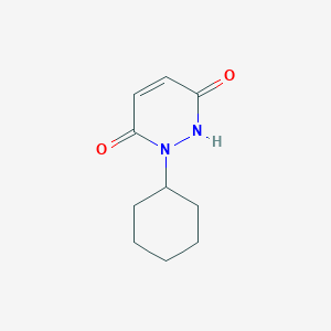 molecular formula C10H14N2O2 B15451795 1-Cyclohexyl-1,2-dihydropyridazine-3,6-dione CAS No. 62574-53-2