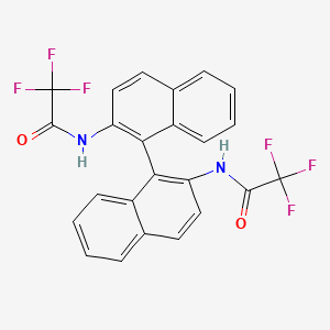 N,N'-([1,1'-Binaphthalene]-2,2'-diyl)bis(2,2,2-trifluoroacetamide)