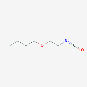 molecular formula C7H13NO2 B15451986 1-(2-Isocyanatoethoxy)butane CAS No. 62507-45-3