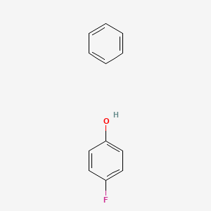 molecular formula C12H11FO B15452001 4-Fluorophenol--benzene (1/1) CAS No. 62576-77-6