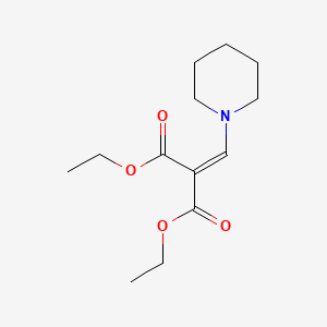 molecular formula C13H21NO4 B15452040 Diethyl [(piperidin-1-yl)methylidene]propanedioate CAS No. 62615-75-2