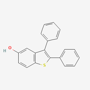 molecular formula C20H14OS B15452062 2,3-Diphenyl-1-benzothiophene-5-ol CAS No. 62577-71-3