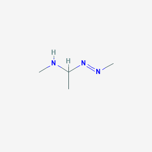 molecular formula C4H11N3 B15452068 N-Methyl-1-[(E)-methyldiazenyl]ethan-1-amine CAS No. 62655-29-2