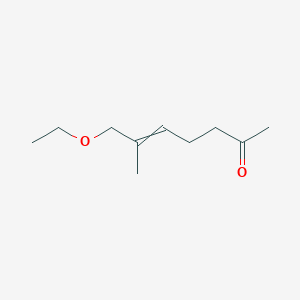 molecular formula C10H18O2 B15452072 7-Ethoxy-6-methylhept-5-en-2-one CAS No. 62603-47-8