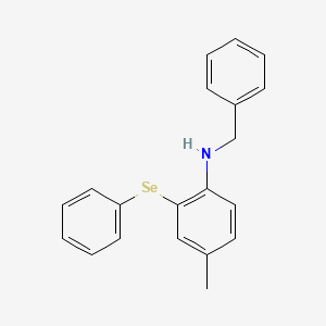 molecular formula C20H19NSe B15452084 N-Benzyl-4-methyl-2-(phenylselanyl)aniline CAS No. 62336-70-3