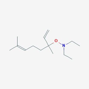 N-[(3,7-Dimethylocta-1,6-dien-3-yl)oxy]-N-ethylethanamine