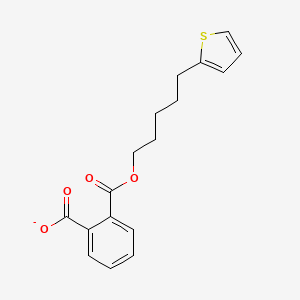 2-({[5-(Thiophen-2-yl)pentyl]oxy}carbonyl)benzoate