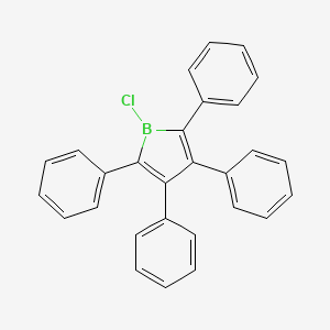 molecular formula C28H20BCl B15452153 1-Chloro-2,3,4,5-tetraphenyl-1H-borole CAS No. 62707-11-3