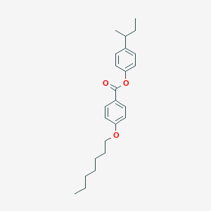 4-(Butan-2-yl)phenyl 4-(heptyloxy)benzoate