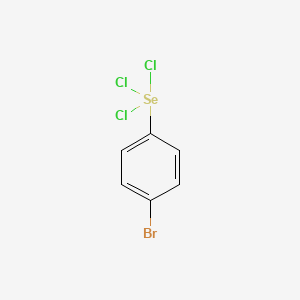 molecular formula C6H4BrCl3Se B15452175 1-Bromo-4-(trichloro-lambda~4~-selanyl)benzene CAS No. 62593-88-8