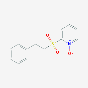 1-Oxo-2-(2-phenylethanesulfonyl)-1lambda~5~-pyridine