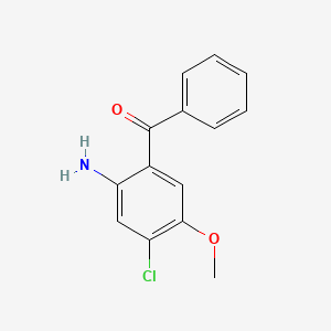 (2-Amino-4-chloro-5-methoxyphenyl)(phenyl)methanone