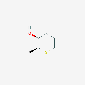 molecular formula C6H12OS B15452323 (2S,3S)-2-Methylthian-3-ol CAS No. 62614-79-3