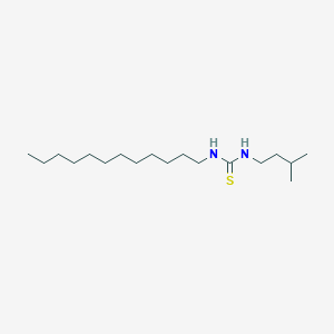 molecular formula C18H38N2S B15452332 N-Dodecyl-N'-(3-methylbutyl)thiourea CAS No. 62552-47-0