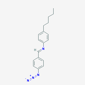 (E)-1-(4-Azidophenyl)-N-(4-pentylphenyl)methanimine