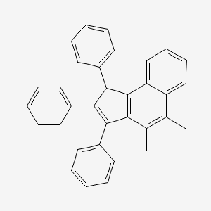 4,5-Dimethyl-1,2,3-triphenyl-1H-cyclopenta[a]naphthalene