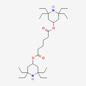 molecular formula C32H60N2O4 B15452384 Bis(2,2,6,6-tetraethylpiperidin-4-YL) hexanedioate CAS No. 62715-64-4