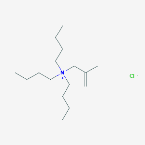 molecular formula C16H34ClN B15452401 N,N-Dibutyl-N-(2-methylprop-2-en-1-yl)butan-1-aminium chloride CAS No. 62721-66-8