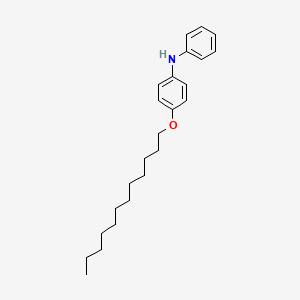 molecular formula C24H35NO B15452407 4-(Dodecyloxy)-N-phenylaniline CAS No. 62555-51-5